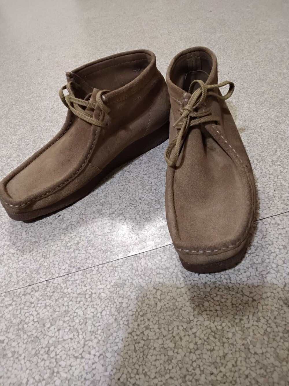 Clarks Shacre II Run Suede Wallabee Style Shoes Men's Size 10.5